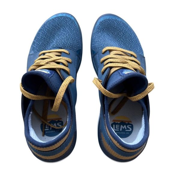 Lems Men’s MESA “Mountain to Town” Sneakers. Blue, Gold. 9.5. NEW - Picture 2 of 15